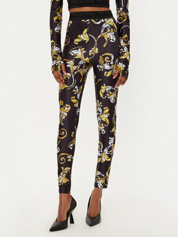 Versace Jeans Couture: Чёрные легинсы 