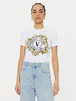 Versace Jeans Couture: Белая футболка 