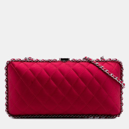 Chanel: Красный клатч 