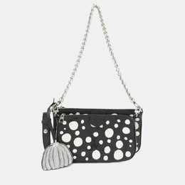 Louis Vuitton: Чёрная сумка  Pochette Accessoires