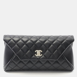 Chanel: Чёрный клатч 