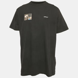 Off-White: Чёрная футболка 