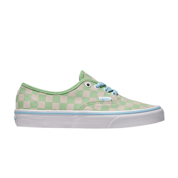 Vans: Зелёные кроссовки  Authentic