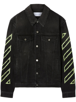 Off-White: Джинсовая куртка  Arrow