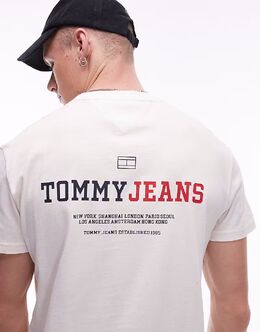 Tommy Jeans: Футболка с принтом 