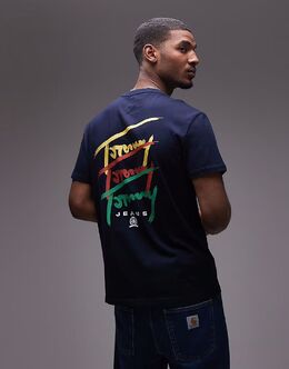 Tommy Jeans: Футболка с принтом 
