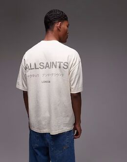 Allsaints: Футболка с принтом 
