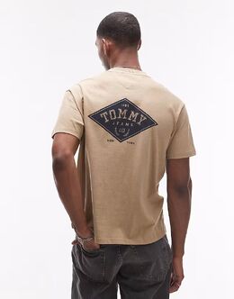 Tommy Jeans: Футболка с принтом 