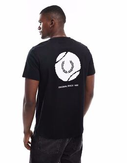 Fred Perry: Футболка с принтом 