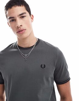 Fred Perry: Футболка цвета хаки 