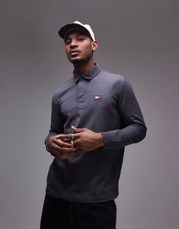 Tommy Jeans: Футболка с воротником 