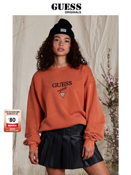 GUESS: Фиолетовый свитшот 