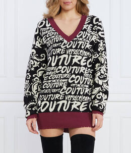 Versace Jeans Couture: Чёрный свитер 
