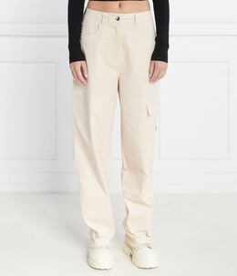 Calvin Klein Jeans: Бежевые брюки 