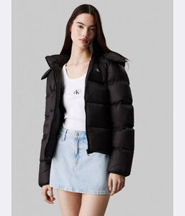 Calvin Klein Jeans: Чёрный пуховик 