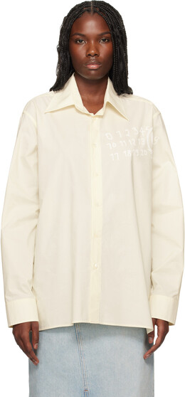MM6 Maison Margiela: Белая рубашка 