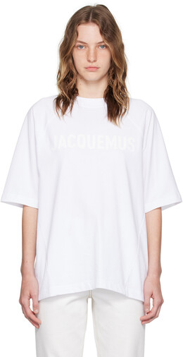 Jacquemus: Белая футболка 