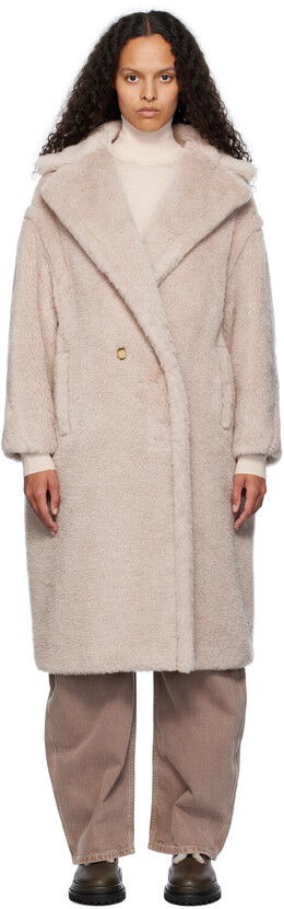 Max Mara: Бежевое пальто 