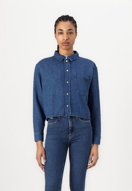 Calvin Klein Jeans: Блуза на пуговицах 