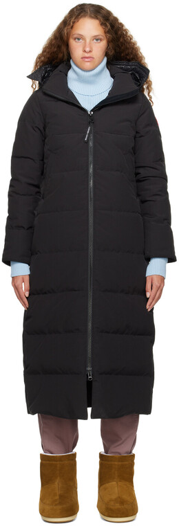 Canada Goose: Чёрный пуховик  Mystique