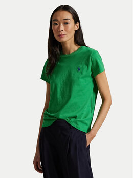 Polo Ralph Lauren: Зелёная футболка 