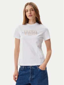 Calvin Klein Jeans: Белая футболка 