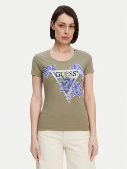 GUESS: Обтягивающая футболка 