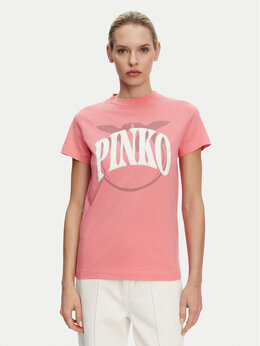Pinko: Розовая футболка 