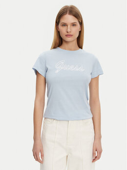 GUESS: Обтягивающая футболка 