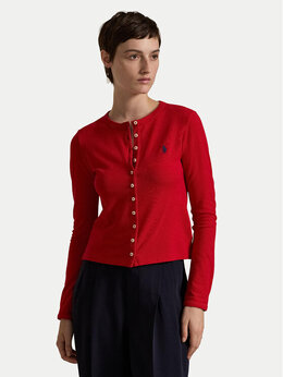 Polo Ralph Lauren: Красный кардиган 