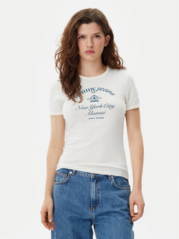 Tommy Jeans: Обтягивающая футболка 