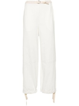 Jil Sander: Брюки с поясом 