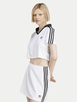 Adidas: Обтягивающая футболка  Adicolor