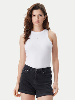 Calvin Klein Jeans: Белый топ 