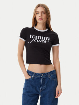 Tommy Jeans: Обтягивающая футболка 