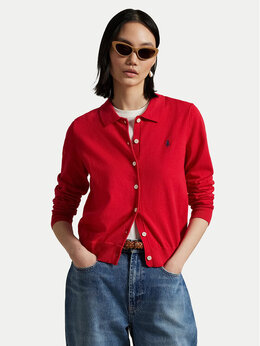Polo Ralph Lauren: Красный кардиган 