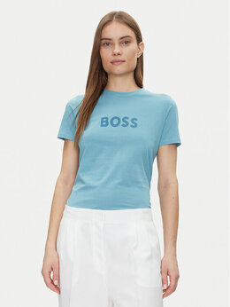 BOSS: Голубая футболка 