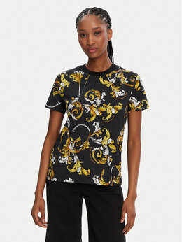 Versace Jeans Couture: Чёрная футболка 