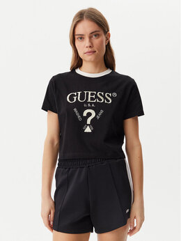GUESS: Чёрная футболка 