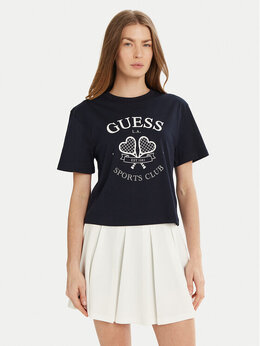 GUESS: Синяя футболка 