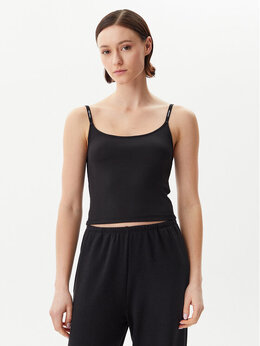 Calvin Klein Jeans: Чёрный топ 