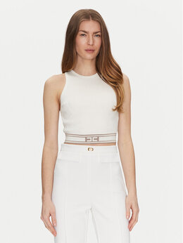 Elisabetta Franchi: Белый топ 