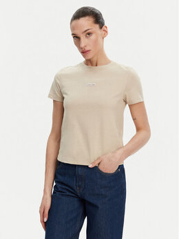 Calvin Klein Jeans: Обтягивающая футболка 