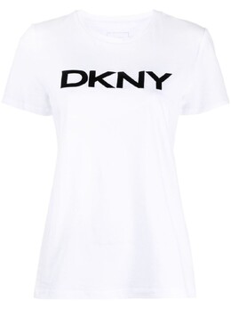 DKNY: Белая футболка 