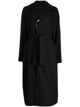 Yohji Yamamoto: Плащ с поясом 
