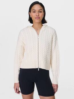 Sweaty Betty: Белый кардиган 
