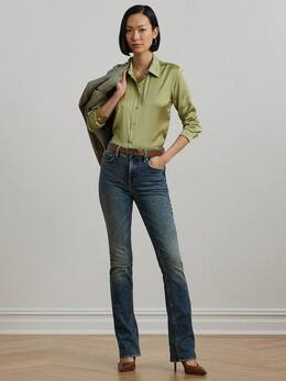 Ralph Lauren: Атласная рубашка 
