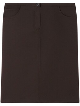 Courreges: Юбка миди 