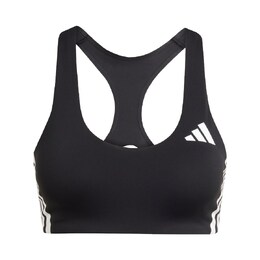 adidas Performance: Чёрный бюстгальтер 