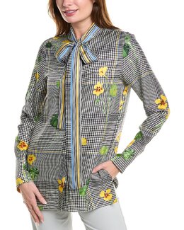 Oscar de la Renta: Рубашка в клетку 